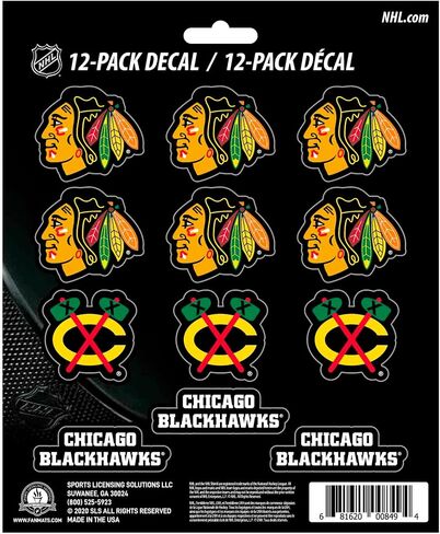 ملصق صغير من FANMATS NHL للجنسين والكبار من NHL 12-E2pk in Saudi Arabia