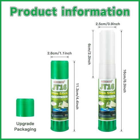 3D Printer Glue Sticks 3 Pieces for Glass, PEI Sheet, Aluminum Build Plate, Solid Adhesive for PETG, PLA, TPU, ABS Filament, 1.27oz*3, Washable Stick Glue in Saudi Arabia