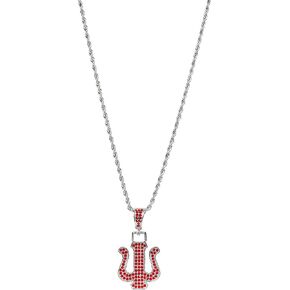 Bad Bananas BBGreek Kappa Alpha Psi Fraternity Paraphernalia - Pendant and Rope Chain Crystal Necklace - Collection - Official Vendor