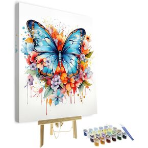 Aurora DIY Paint by Numbers Enchanted Galaxy Paint by Numbers Kit for Adults Abstract Landscape Art Oil Paint by Numbers Kits on Canvas Abstract Style Paint by Numbers for Adults Beginner 16x20inch