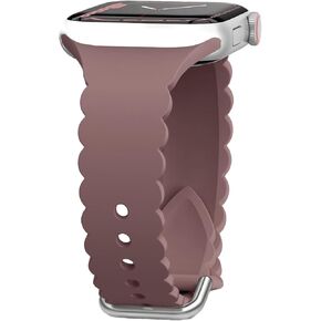 Sunnywoo Sport Silicone Band Compatible with Apple Watch Bands 38mm 40mm 41mm 44mm 45mm 42mm 49mm Women Men, Soft Wristband Waterproof Replacement Sport Strap for iWatch Bands Series 9 8 7 6 5 4 3 2 1 SE Ultra