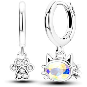 Earrings for Women, 925 Sterling Silver Stud Hoop Shape Earrings, Cute Graduation Birthday Gifts Jewelry for Girls Teen