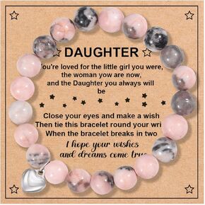 Farewell Gifts for Women, Natural Stone Farewell Bracelets Gifts for Boss Colleague Coworkers Retirees Going Away Goodbye Farewell Retirement New Job Gifts for Female with Gift Box