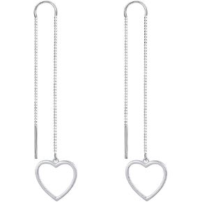 S925 Sterling Silver Threader Drop Earrings