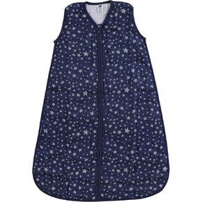 Hudson Baby Unisex BabyMuslin Cotton Sleeveless Wearable Sleeping Bag, Sack, Blanket