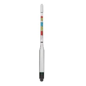 FastRack Triple-Scale Hydrometer - ABV Hydrometer - Specific Gravity Hydrometer to accurately Test ABV and the Specific Gravity of Your Wine, Beer, Mead or Kombucha