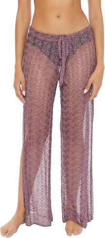 Becca by Rebecca Virtue Women's Standard Riviera Pants, Split Leg, Crochet, Beach Cover Ups, Silverado in Kuwait
