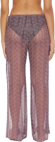 Becca by Rebecca Virtue Women's Standard Riviera Pants, Split Leg, Crochet, Beach Cover Ups, Silverado in Kuwait