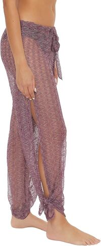 Becca by Rebecca Virtue Women's Standard Riviera Pants, Split Leg, Crochet, Beach Cover Ups, Silverado in Kuwait
