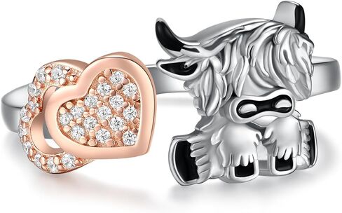 Feijiesi Axolotl Ring 925 Sterling Silver Cute Axolotl Moonstone Ring Axolotl Animal Jewelry Gifts for Women Girls in Saudi Arabia