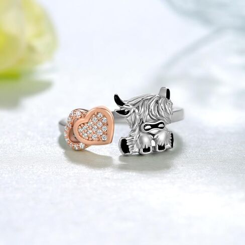 Feijiesi Axolotl Ring 925 Sterling Silver Cute Axolotl Moonstone Ring Axolotl Animal Jewelry Gifts for Women Girls in Saudi Arabia