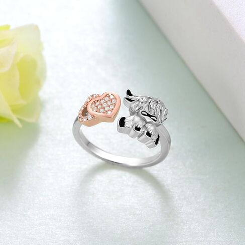 Feijiesi Axolotl Ring 925 Sterling Silver Cute Axolotl Moonstone Ring Axolotl Animal Jewelry Gifts for Women Girls in Saudi Arabia
