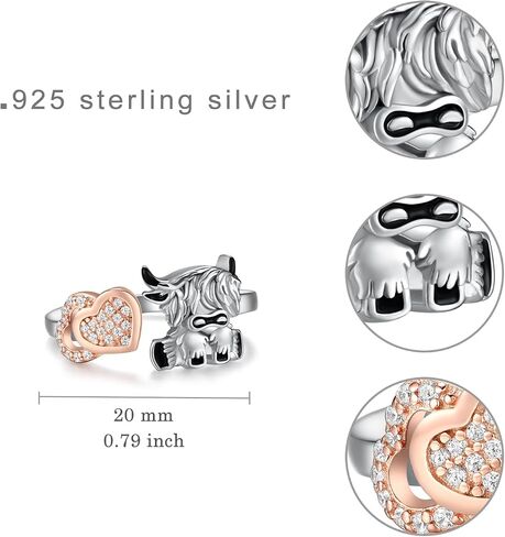 Feijiesi Axolotl Ring 925 Sterling Silver Cute Axolotl Moonstone Ring Axolotl Animal Jewelry Gifts for Women Girls in Saudi Arabia