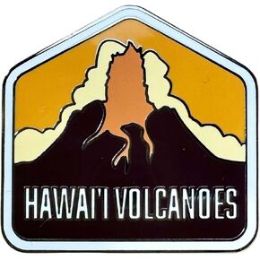 Hawaii Volcanoes National Park Enamel Pin - Hawaii Volcanoes Souvenir Lapel Pin