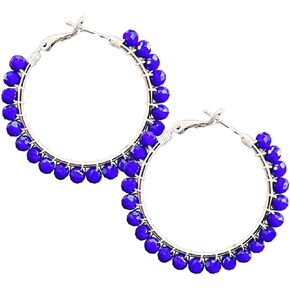 Bohemian Earrings Hoop Earrings Handmade Chic Dangle Earrings for Girls Women