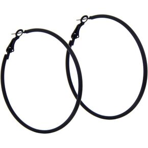 Classic Stainless Steel Colorful Hoop Earrings Big Round Hoop Earrings Multiple Colors For Women Girls