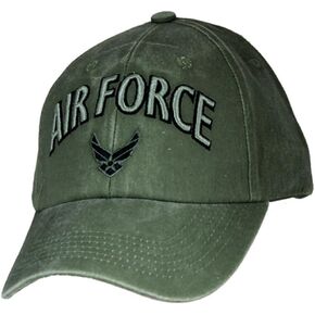 U.S. Air Force with logo embroidered cap. Green