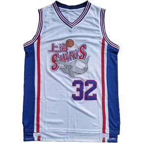 #32 Jimmer Fredette Shanghai Sharks Basketball Jersey Men White