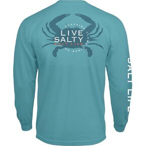 Salt Life Men's Chesapeake Life Long Sleeve Crew Neck Tee