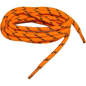 International Orange w/Black Kevlar proTOUGH(tm) Reinforced Heavy Duty Boot Laces Shoelaces (2 Pair Pack)