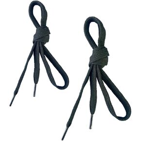 Flat Shoelaces Wide Cotton Hollow Thick Shoe laces Athletic Shoe Laces Pants Lace Strings 2 Pair