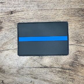 Rule #1 PVC Moral Patch - Thin Blue Line Police, Law Enforcement