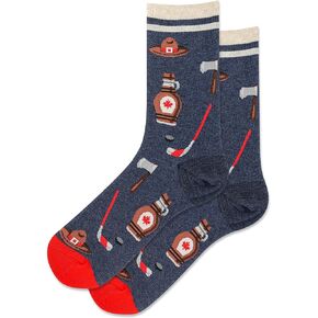 Hot Sox Womens Canada Crew Socks
