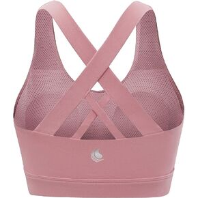 Sports Bras for Women High Support Criss-Cross Workout Bras Running Yoga Padded in Kuwait