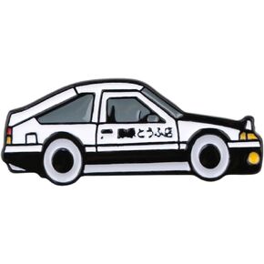 Initial D Akagi RedSuns Car Racing Manga Anime 1.25" Enamel Pin Badge by Pinstant