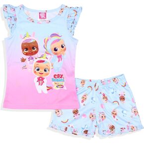 INTIMO Cry Babies Magic Tears Toddler Girls' Sleep Pajama Sleep Set Shirt And Shorts