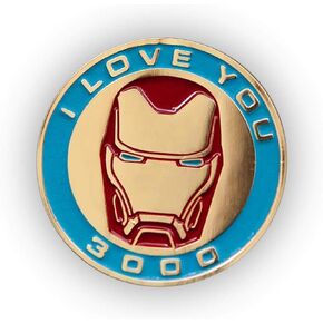 دبوس تجميع حصري من Marvel Avengers: Endgame Iron Man | "أنا أحبك 3000"
