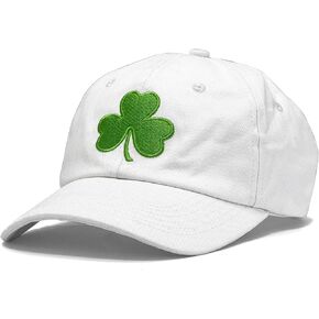 st Patricks Day hat Green Baseball Cap Shamrock Embroidered for Man Women Funny