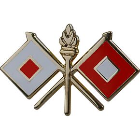 U.S. Army Signal Corps 1" Lapel Pin in Kuwait
