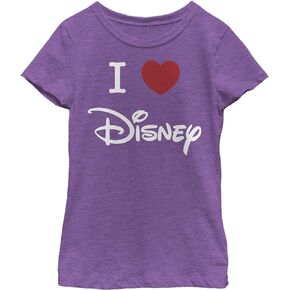 Disney Girl's I Heart T-Shirt