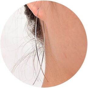 Olbye Hoop Earrings Gold Minimal Earrings Charm Earring Jewelry for Women and Girls