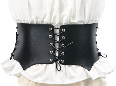 حزام مشد عصر النهضة من PROCOS، حزام خصر من الجلد بأربطة من القرون الوسطى in Kuwait