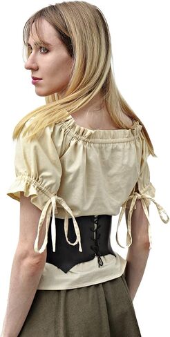 حزام مشد عصر النهضة من PROCOS، حزام خصر من الجلد بأربطة من القرون الوسطى in Kuwait