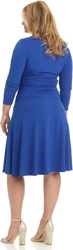 فستان Rekucci Curvy Fit للسيدات مقاس كبير للتنحيف 3/4 كم للتحكم في البطن in Kuwait