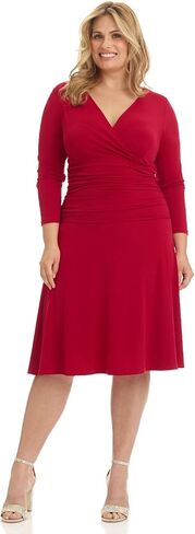 فستان Rekucci Curvy Fit للسيدات مقاس كبير للتنحيف 3/4 كم للتحكم في البطن in Kuwait