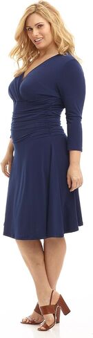 فستان Rekucci Curvy Fit للسيدات مقاس كبير للتنحيف 3/4 كم للتحكم في البطن in Kuwait
