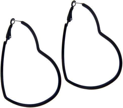 Classic Stainless Steel Colorful Hoop Earrings Big Round Hoop Earrings Multiple Colors For Women Girls in Kuwait
