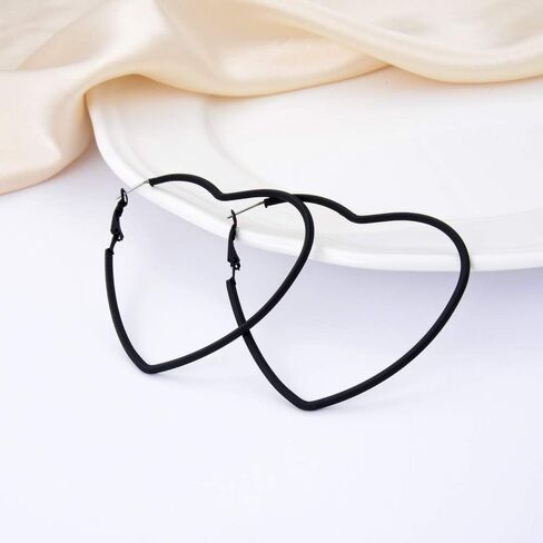 Classic Stainless Steel Colorful Hoop Earrings Big Round Hoop Earrings Multiple Colors For Women Girls in Kuwait