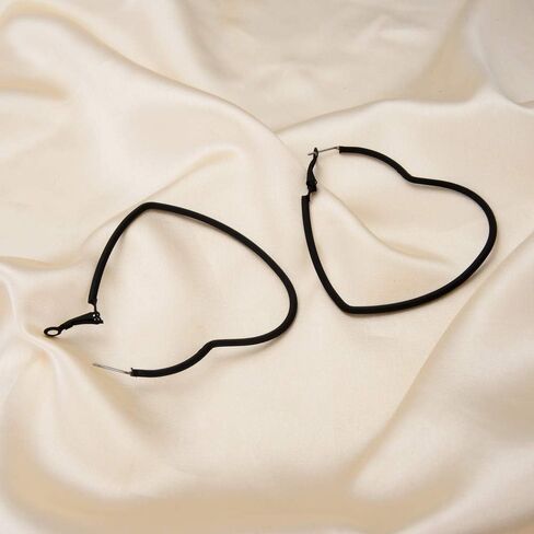 Classic Stainless Steel Colorful Hoop Earrings Big Round Hoop Earrings Multiple Colors For Women Girls in Kuwait