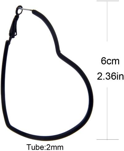 Classic Stainless Steel Colorful Hoop Earrings Big Round Hoop Earrings Multiple Colors For Women Girls in Kuwait