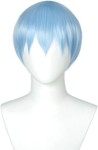Linfairy الضوء الأزرق لعبة هالوين تأثيري التبعي زي Himmel شعر مستعار يتوهم اللباس الباروكات الشعر in Kuwait