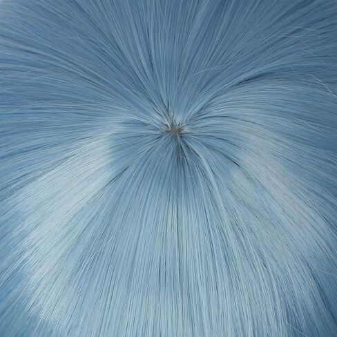 Linfairy الضوء الأزرق لعبة هالوين تأثيري التبعي زي Himmel شعر مستعار يتوهم اللباس الباروكات الشعر in Kuwait