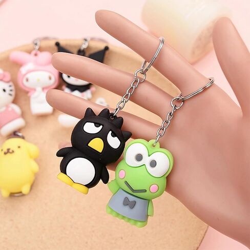 LODFHLL 7 Pcs Lovely Anime Keychain Cute kawaii Toys Anime Figurer Pendant Creative Gifts Accessories Key Chains in Saudi Arabia