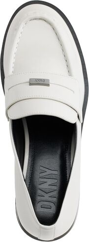 DKNY حذاء لوفر بدون كعب مريح للنساء بلون ايفيت in Saudi Arabia