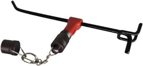 سلسلة مفاتيح مغناطيسية، مغناطيس قوي للامان، ادوات مغناطيسية لحمل مفاتيح الجيب كمكتشف للبراغي، مفتاح قفل خزانة الاطفال، مفتاح امان، مفتاح قفل ايقاف حماية، لون بندقية مثل القهوة، قطعة واحدة in Kuwait