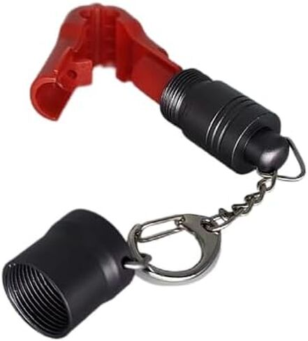 سلسلة مفاتيح مغناطيسية، مغناطيس قوي للامان، ادوات مغناطيسية لحمل مفاتيح الجيب كمكتشف للبراغي، مفتاح قفل خزانة الاطفال، مفتاح امان، مفتاح قفل ايقاف حماية، لون بندقية مثل القهوة، قطعة واحدة in Kuwait